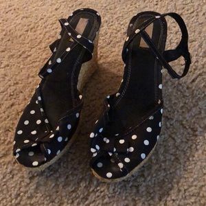 Polkadot heels